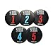 WILSON NBA DRV Basketball Training Markers,Black
