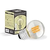 E26 調光器対応 エジソンバルブ LED電球 (ミニGLOBEクリア) 電球色