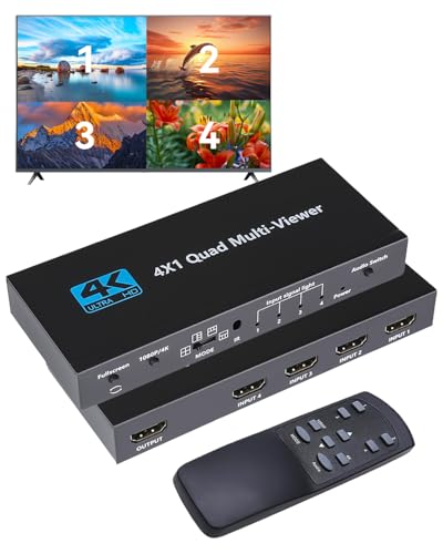 HAICHENTEX HDMI Multiviewer 4x1 Switcher