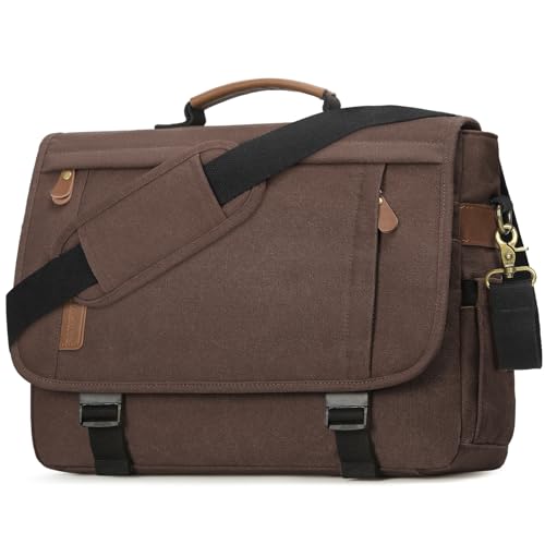 RAINSMORE Messenger Bag 17-17.3 Inch Laptop Bag