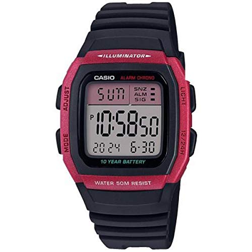 Preisvergleich Produktbild CASIO Herren Digital Quarz Uhr mit Resin Armband W-96H-4AVEF