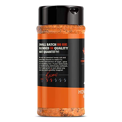 Kosmos Q Honey Chipotle Killer Bee Bbq Rub | Sweet & Spicy Blend | Great On Brisket thumb #1