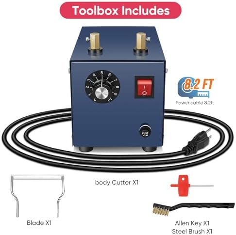 Adjustable Electric Rope Cutter, Heated Tool Knife, Benchtop Cutting Tool Set, Suitable for Weaving Fabrics and Webbing.