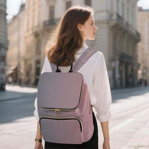 Sac à dos dégradé bleu rose en toile légère et résistante - 6