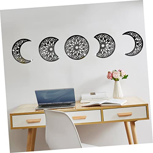 ARTIBETTER 1 conjunto de decoração da lua fase da lua decoração fase da lua ornamentos caseiros lua