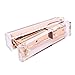 LOMOFI Acrylic Desktop Stapler - A Classic Modern Design - Elegant Office Desk Accessory (Rose Gold)