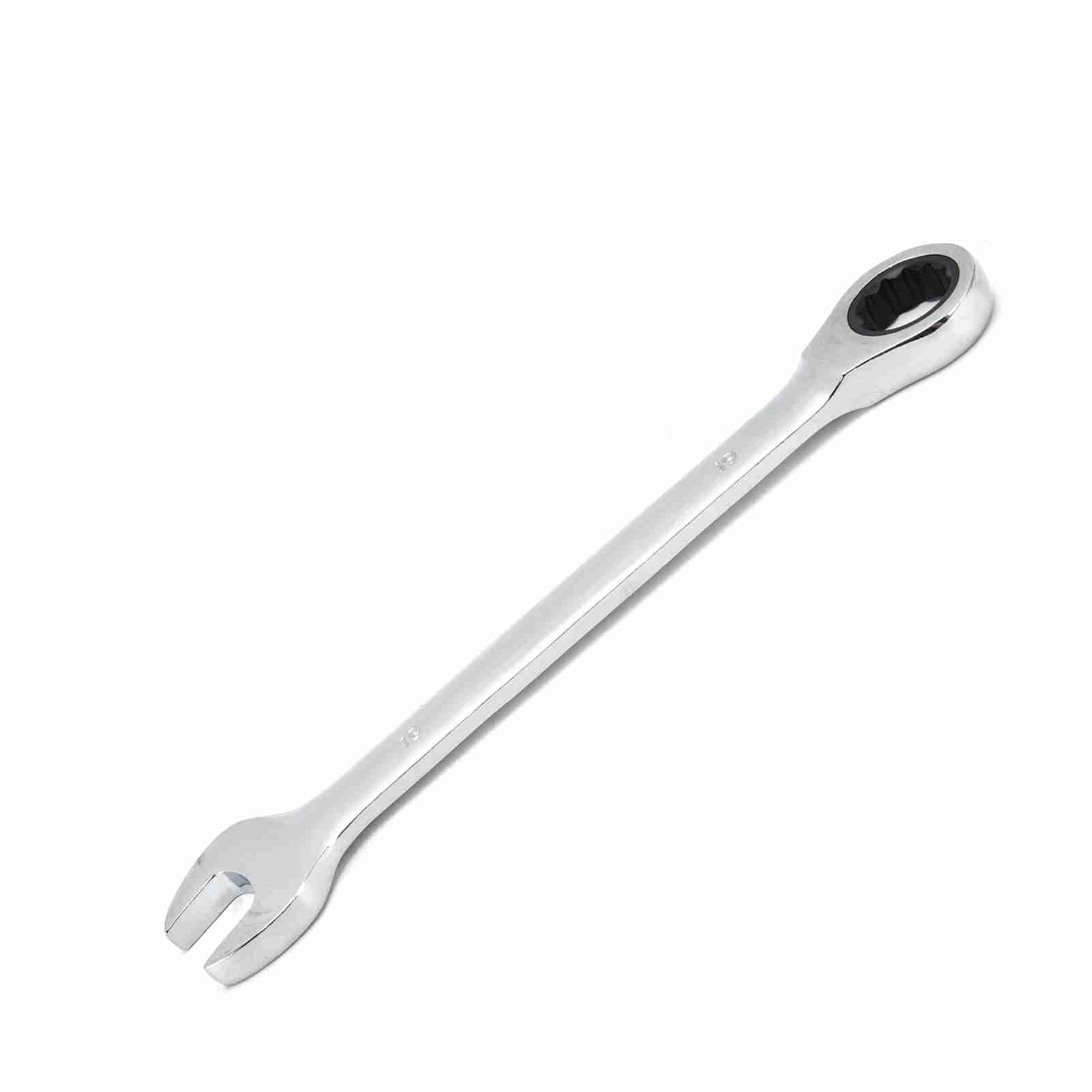 Tissting Juego de Llaves de Carraca 12 Piezas 8-19mm, Llave Combinada Acero Cromo Vanadio con Bolsa de Almacenamiento para Uso en Talleres (cabeza fija)