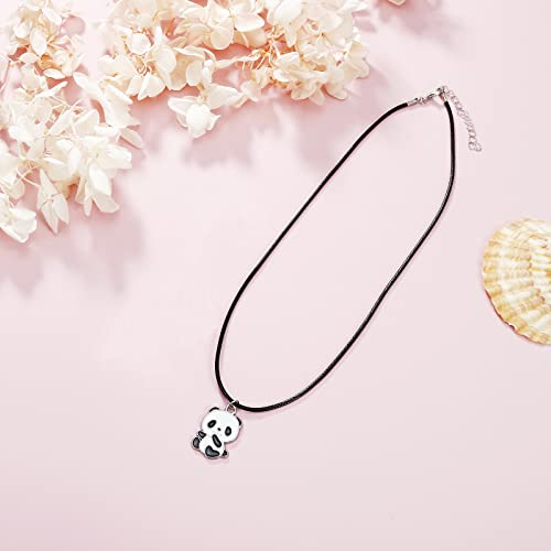 Panda Necklace and Keychain, Cute Panda Bracelet and Jewelry2