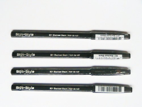 Styli Style Line and Blend, Black/Brown (Pack of 4)