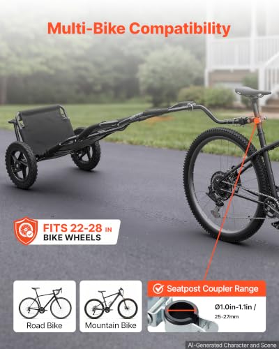 VEVOR 60 lbs 3-in-1 Folding Trailer