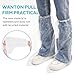 Yuzrbu 20pcs (10pairs) Disposable Thicken 19'' Transparent Boot and Shoe CoversTall Extra Large Waterproof Anti-Slip Overshoe