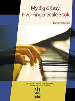 Paperback My Big & Easy Five-Finger Scale Book