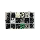 AUTO OCCASION 428Pcs Car Plastic Retainer Fastener Rivet Clips 18 Types of Plastic Clips Compatible with Mazda CX-5 2017-2024 Car Body Retainer Clips Box Set Plastic Fasteners Kit