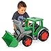 Produktbild Wader 66015 - Gigant Traktor zum Sitzen mit großer Frontschaufel, ab 12 Monaten, belastbar bis 100 kg, ca. 60 cm, grün, ideal als Geschenk für kreatives Spielen