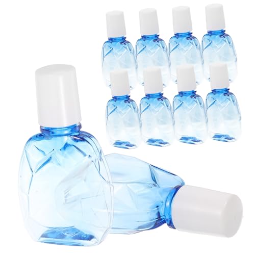 NULYLU 10ml Essential Oil Bottles Empty Eye Dropper Bottles 10 Pack Squeezable Eye Liquid Dispensing Bottles