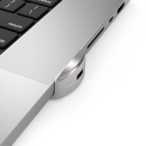 Compulocks Ledge Lock Adapter for MacBook Pro 16" M1,M2,M3, M4,M5 with Combination Cable Lock Silver by Compulocks - Image 3