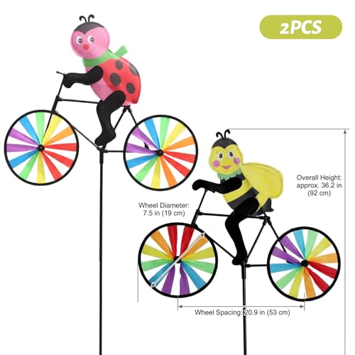 Molinetes para jardín de 36 pulgadas ideales para decorar terrazas y patios infantiles 4