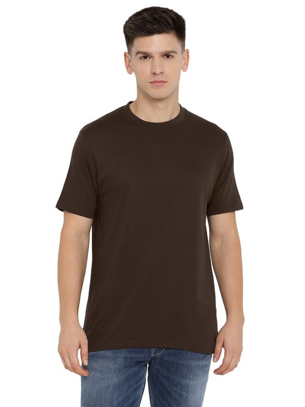 Image of AMERICAN CREW 100% Supima Cotton Round Neck T-Shirt for Men