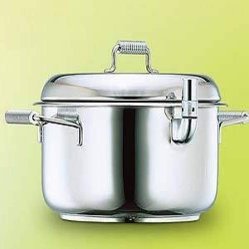 0841 Casseruola Fonda, Acciaio Inossidabile, Grigio, 22, 28 x 28 x 10.6 cm