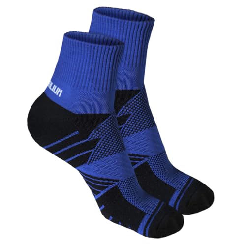 Image of HEELIUM Bamboo Athletic Socks for Men & Women | 3X Tougher & Durable, Ultra Soft & Blister Resistant | Perfect for Gym, Sports & Long Distance Running