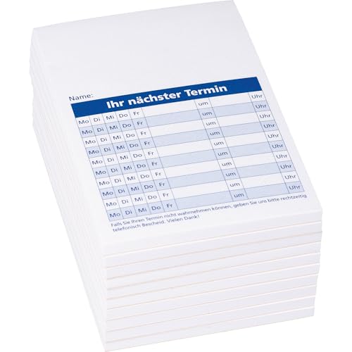 Notizblock 10pbN "Termine"AA7A50 Blatt/100 SeitenA10 Stuck
