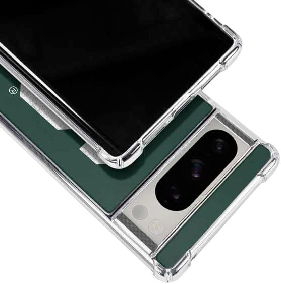 Skinit Clear Phone Case Compatible with Google Pixel 8 Pro - Officially Licensed Michigan State University Spartans Away Grey S Design