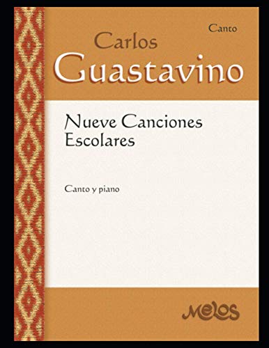Couverture de Nueve Canciones Escolares: Para canto y piano