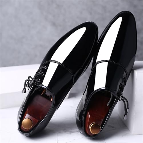 Mens Loafer Shoes Slip on Patent Leather Modern Dress Shoes for Men Business Casual Driving Prom Party Wedding Comfortable4