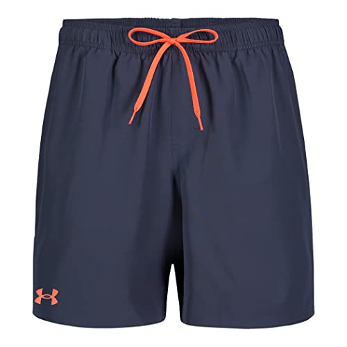 Image of Under Armour Men's Compression Lined Volley Swim Trunks, UPF 50+ Sun Protection, Drawstring Closure & Elastic Waistband