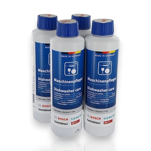 DL-pro 4 x 250ml Maschinenpfleger für Bosch Siemens 00311993 00311998 00311994 00311997 00311566 für Geschirrspüler Spülmaschine Geschirrspülmaschine