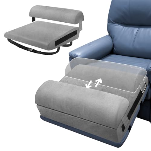 Recliner Leg Rest Cushion, Adjustable Wedge & Semi-Cylinder Foot Pillow