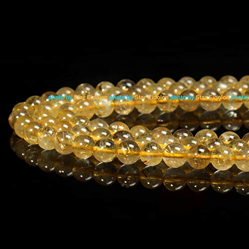 100% Naturel Pierre Précieuse Ronde Naturelles Perles de Rondes,Cristal Energy Pierre Pouvoir de Guérison,Pour la Fabrication de Bijoux-Colliers et...