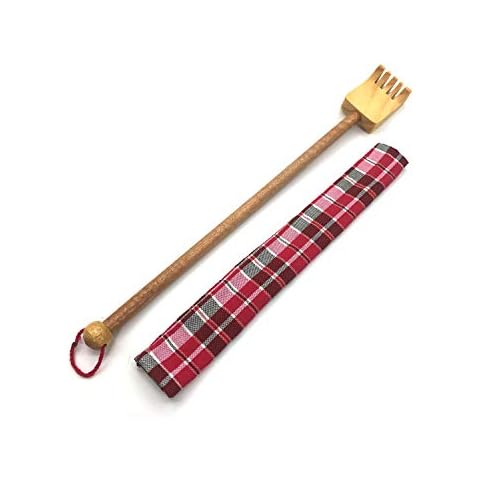 POWERLAP PRO Original Hard Wooden Back Scratcher for Men & Women | Back Scratchers for Strong Heavy use | Scratcher Back Scratcher Wooden Cover