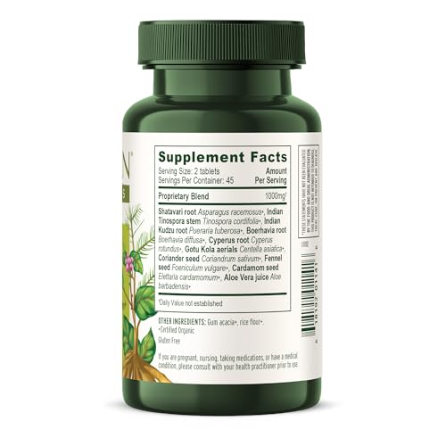 Banyan Botanicals Women’s Support – Organic Herbal Tablets – Promotes a Healthy Female Reproductive System* – Supports Regular & Healthy Menses* – 90 Tablets – Non-GMO Sustainably Sourced Vegan FFL