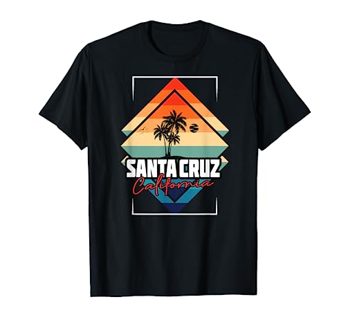 Santa Cruz California CA I Retro Santa Cruz Camiseta
