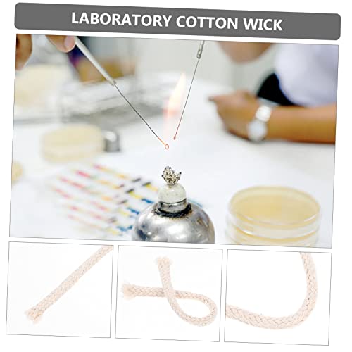 Mechas de algodón para lámparas de alcohol 6mm 15cm 50pcs miniatura 5