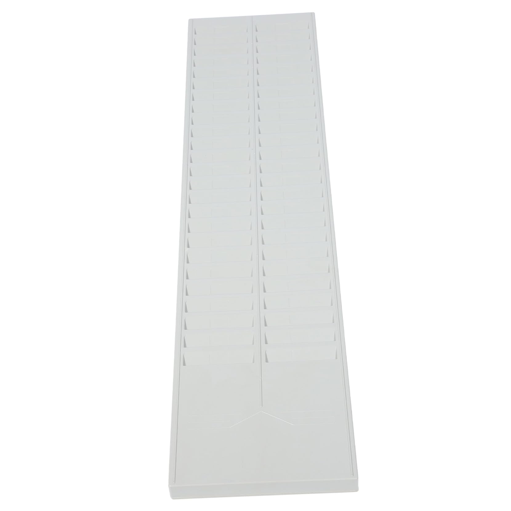 Sewroro Ausziehbares Wandkartenhalter Rack Fächer Kunststoff Kartenhalter Büro Lager Organizer mit Nummernaufklebern für Anwesenheits und Mitgliedskarten Robust Langlebig und Praktisch
