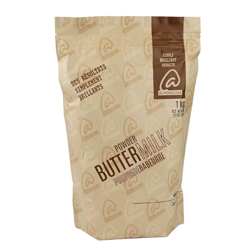 ROYAL COMMAND - Almondena Buttermilk Powder - 1Kg (2.2Lb) | For Baking, Sauces, Soups, Dips, Fried Chicken, Pancake/Waffle Mixes
