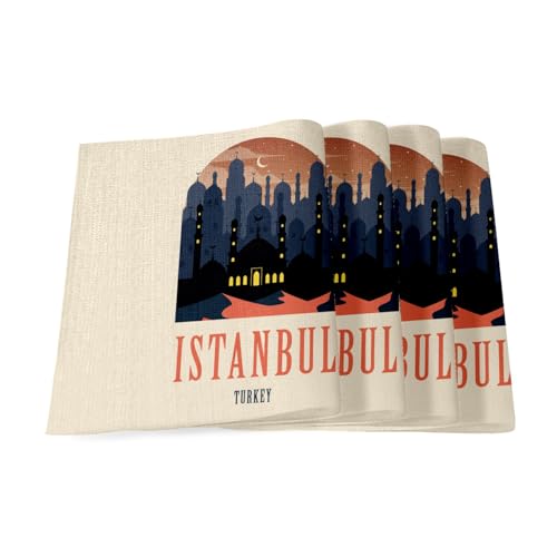 Set de table en lin Istanbul grand format de qualité supérieure pour réception - 2