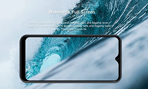 Kxd D68S | 4G Unlocked Android Smartphone | 6.1 Inch Waterdrop Full-Screen Dual Sim Unlocked Cell Phones | 4000 Mah | 32Gb Ram To 128Gb Extend | Ai Camera 8Mp + 8Mp Camera | Face Unlock | Android 11 #TOP2