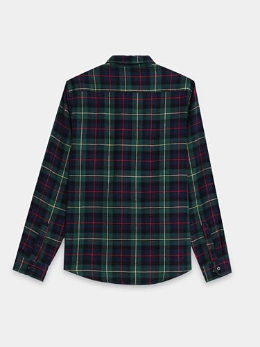 Image of GLORYBOYZ Men's Full Sleeve Checkered Casual Cotton Shirt S-2XL