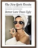 iHery Natural OAK Wood Hepburn...