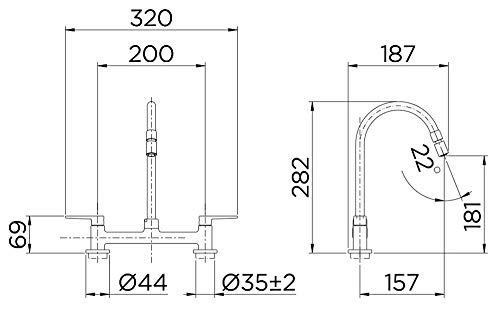 Misturador para Cozinha de Mesa Docol Cromado