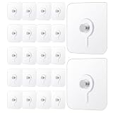 Clear Frame Hanging Pads | 12PCS Wall Mounting Stickers for Picture Frames & Light Decor | Invisible Transparent Design