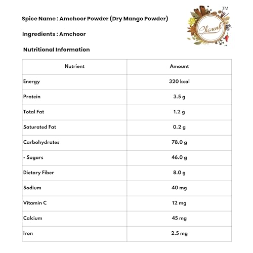 Image of Chounk Natural amchur powder 100gm | Dry Mango Powders with No Added Flavors & No Preservatives | Aam Powder | Amchoor Powder Masala