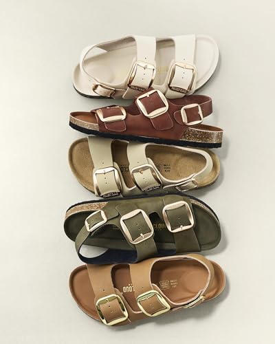 Image of Project Cloud 100% Genuine Leather Ankle Strap Footbed Sandals Women(Garda)