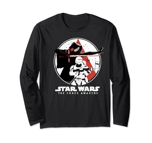 T-shirt Star Wars homme Kylo Ren imprimé graphique manches longues coton
