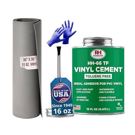 Vinyl Patch Repair Kit with Cement