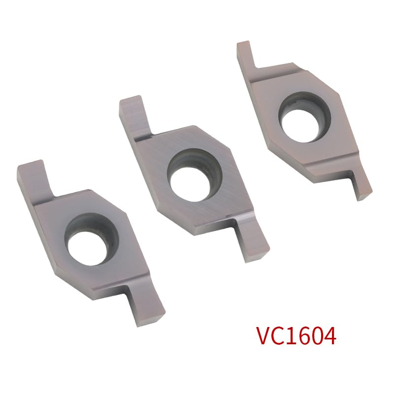 Tool Part for 10PCS FVC1604R VC1604R KT930S Inside Groove Inserts 100 150 200 250 300 End Face Grooving for Grooving Turning Tool - (Angle: VC1604R250 KT930S)