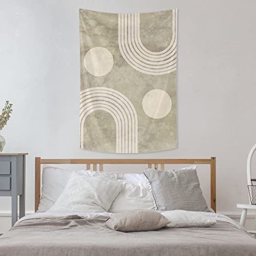 Huizehonghong Mid Century Abstract Boho Modern Minimalistic Tapestry Wall Hanging For Living Room Dorm Bedroom,50X60 Inch #TOP2